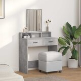  Toaletni stol Betonski sivi 79 x 41 x 140 cm Konstruirano drvo | Eponuda.com