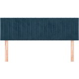  Posteljno vzglavje 2 kosa temno modro 72x5x78/88 cm žamet, (20952967) | Shoptok.si