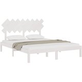  Okvir za krevet bijeli 160x200 cm od masivne borovine | Eponuda.ba
