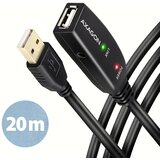 Axagon ADR-220 USB 2.0 A-M -> A-F active extension /repeater cable 20m Cijene