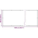  Balcony ekran Žuta 100 x 1000 cm Oxford tkanina | shoptok.hr