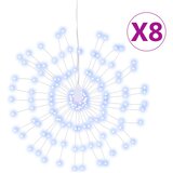  Božićna svjetla zvjezdani prasak 140 LED 8 k hladna bijela 17cm | shoptok.hr