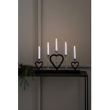 Markslöjd 705938 - Božićni svećnjak MELISSA 5xE10/3W/230V crna/mesing | Eponuda.com