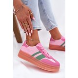 Boto Low platform sneakers pink Ovivene | Shoptok.si