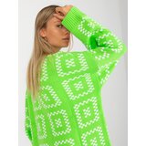 RUE PARIS Sweater-LC-SW-0296.08P-fluo green | Shoptok.si