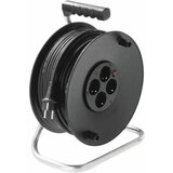 Boschmann Podaljsek kolut PVC 4x220V 25m crn IP20 39 | Shoptok.si