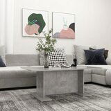 vidaXL Klubska mizica betonsko siva 103,5x60x40 cm iverna plošča, (20907915) | Shoptok.si