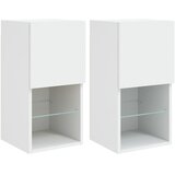 TV ormarići s LED svjetlima 2 kom bijeli 30,5x30x60 cm | Eponuda.ba
