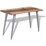  Jedilna miza iz trdnega predelanega lesa 120x60x76 cm | Shoptok.si