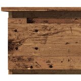 vidaXL kotna pisalna miza iz starega lesa iz umetnega lesa | Shoptok.si
