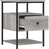 vidaXL Nočna omarica 2 kosa siva sonoma 40x42x56 cm inženirski les | Shoptok.si