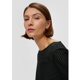 s.Oliver BLACK LABEL Majica črna | Shoptok.si