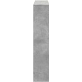 vidaXL Ormarić za knjige boja betona 132x29x141,5 cm drveni | shoptok.hr