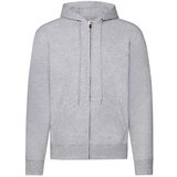 Fruit Of The Loom Grey Zippered Hoodie Classic | Eponuda.ba
