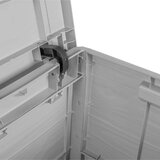 vidaXL Zunanja škatla za blazine siva 77,5x44,5x53 cm PP | Shoptok.si