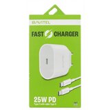 BAVITEL punjač 25W Type C + kabl Type C bela Cene