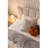 Bonami Selection Bež oblazinjena zakonska postelja s prostorom za shranjevanje z letvenim dnom 160x200 cm Thessa Bold Line – | Shoptok.si