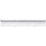  Polica na zidu s policom 2 pcs Bijeli mramor 60 x 9 x 3 cm | shoptok.hr
