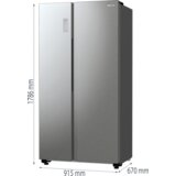 Hisense ameriški hladilnik RS711N4ACE | Shoptok.si