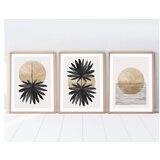 Wallity Huhu210 - 50 x 70 multicolor decorative framed mdf painting (3 pieces) | ePonuda.com