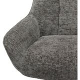 Livetastic FOTELJ, temno siva tekstil | Shoptok.si