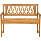  Vanjska klupa Prirodna 110 x 55,5 x 90 cm Čvrsto drvo akacije | shoptok.hr