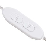  Zidno ogledalo s LED svjetlima četvrtasto stakleno | shoptok.hr