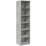 Maison Chic Visoka omara - Komoda - Predalnik betonsko siva 45x41x185 cm inženirski les, (21722638) Cene