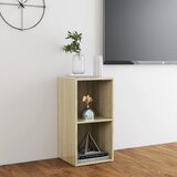 TV ormarić boja hrasta sonome 72x35x36,5 cm konstruirano drvo | shoptok.hr