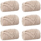  Pokrivači za bacanje 6 pcs Bež 200 x 150 cm Runo | Eponuda.com