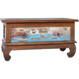  Stolić za kavu 80 x 50 x 40 cm od obnovljene tikovine - Šareni 1 | shoptok.hr