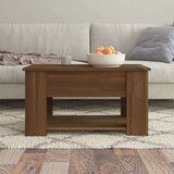  Stolić za kavu smeđi hrast 79 x 49 x 41 cm konstruirano drvo | shoptok.hr
