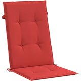  Jastuci za vrtne stolice 4 kom crveni 120x50x3 cm od tkanine | shoptok.hr