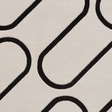 Catherine Lansfield Crno-bijeli tepih 120x170 cm Linear Curve – | shoptok.hr