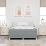 vidaXL Konstrukcija postelje Svetlo siva 160 x 200 cm blago, (5000124056) | Shoptok.si