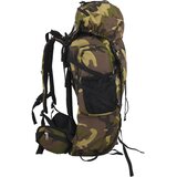  Ruksak za planinarenje maskirno zelena 100 L od tkanine Oxford | shoptok.hr