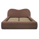 Bobochic Paris Narančasti tapecirani bračni krevet s prostorom za odlaganje s podnicom 160x200 cm Orlane – | shoptok.hr