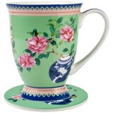 Maxwell williams Skodelica s podstavkom Jardin Camelia 300ml / porcelan, pluta, (21317724) Cene