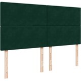  Krevet s oprugama i madracem tamnozeleni 200x200 cm baršunasti | shoptok.hr