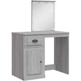  Toaletni stolić s LED svjetlima sivog sonome 90x42x132,5 cm | shoptok.hr