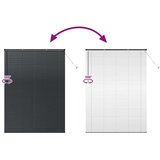 vidaXL Zavjesa za prozor sa zavjesama Ostalo Crna 160 x 220 cm Aluminij | shoptok.hr