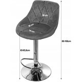 KAST Stolica - Sivi Baršun / Zlatna Baza | shoptok.hr