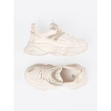 Shelvt Light beige sneakers with a thick sole | Shoptok.si