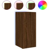 Maison Chic Stenska TV omarica - TV stojalo - Televizijska omarica z LED lučkami rjavi hrast 30,5x35x70 cm, (21698630) Cene