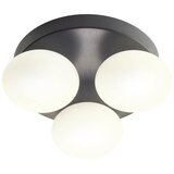  Redo 01-4308 - LED kupatilsko plafonsko svetlo OVUM 3xLED/5W/230V IP44 crno | Eponuda.com