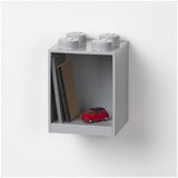 Lego polica u obliku kocke (4), siva ( 41141740 ) cene