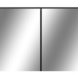  LED kupaonski ormarić s ogledalom crni 80 x 15 x 60 cm MDF | Eponuda.com