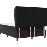 Box Spring Krevet s Madracem Crni 160x200 cm Baršun | shoptok.hr