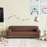  Dječja fotelja smeđa 90x53x30 cm od umjetne kože Cijene