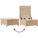  7-dijelna vrtna garnitura od masivne borovine s jastucima | shoptok.hr